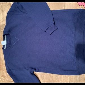 Navy blue crew neck